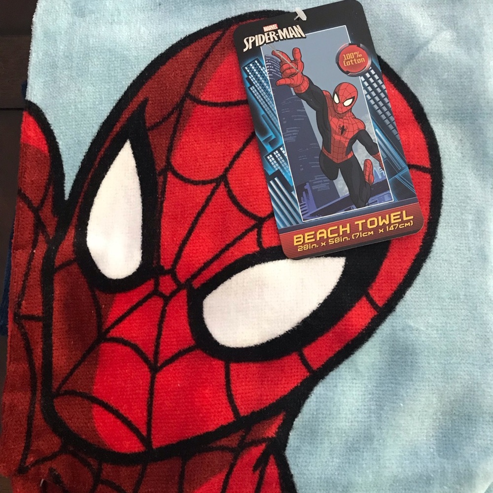 Spiderman beach towel